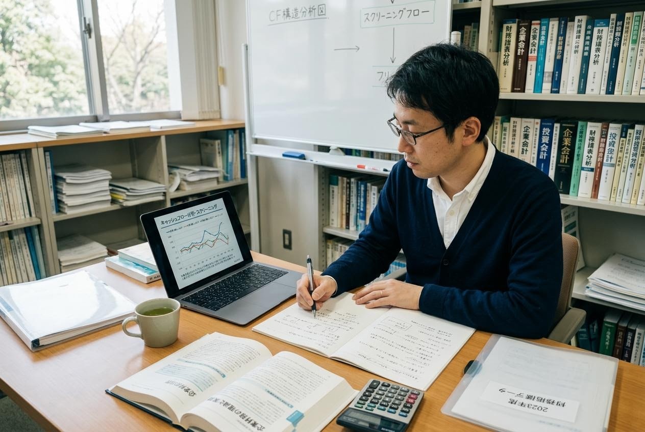 キャッシュフローから確認する安定性の学習イメージ